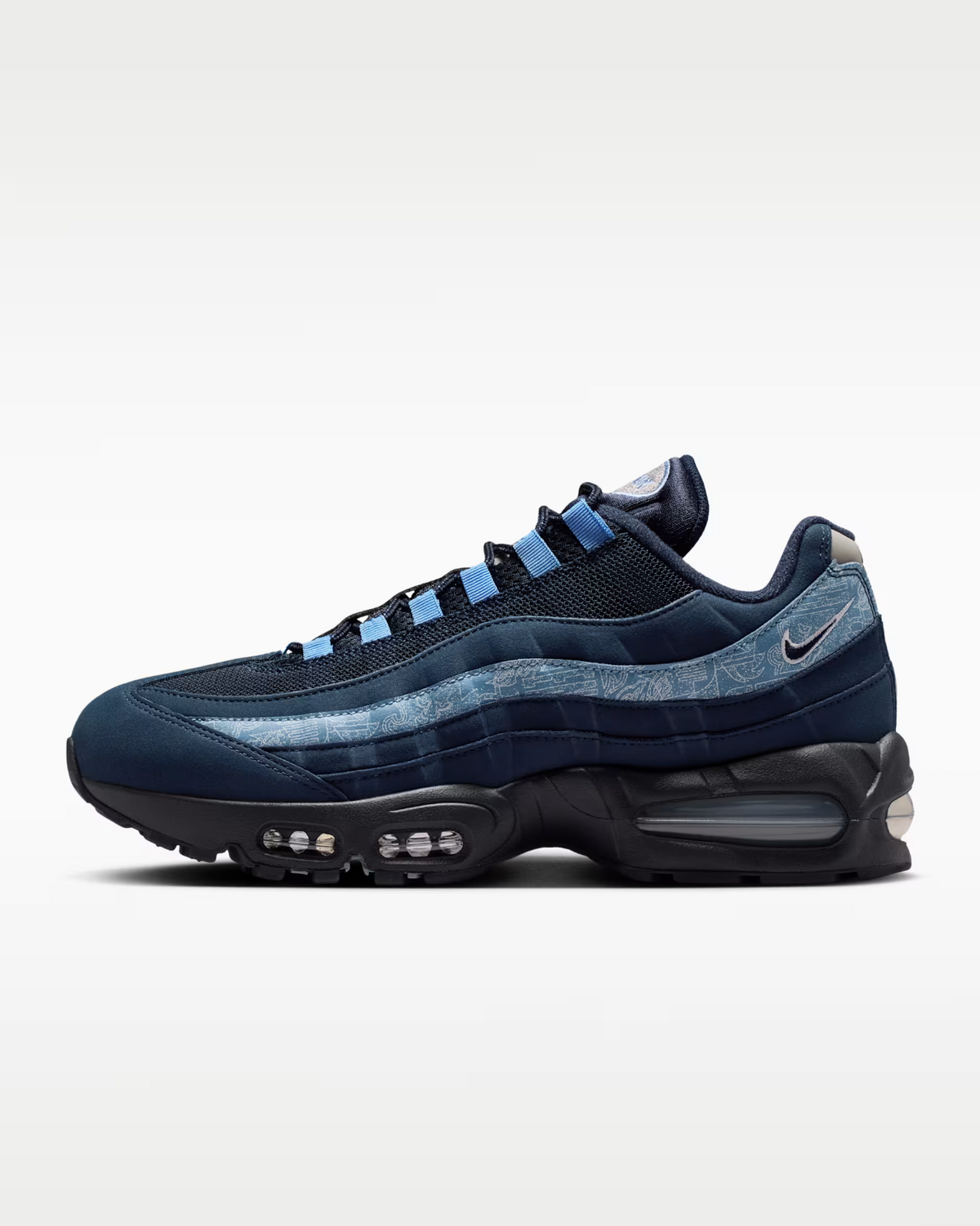 IU2254-900 Nike Air Max 95 Big Bubble SE "Obsidian/Work Blue" (Men's)