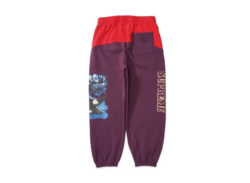 Supreme x MM6 Maison Margiela Eagle Sweatpant "Purple"