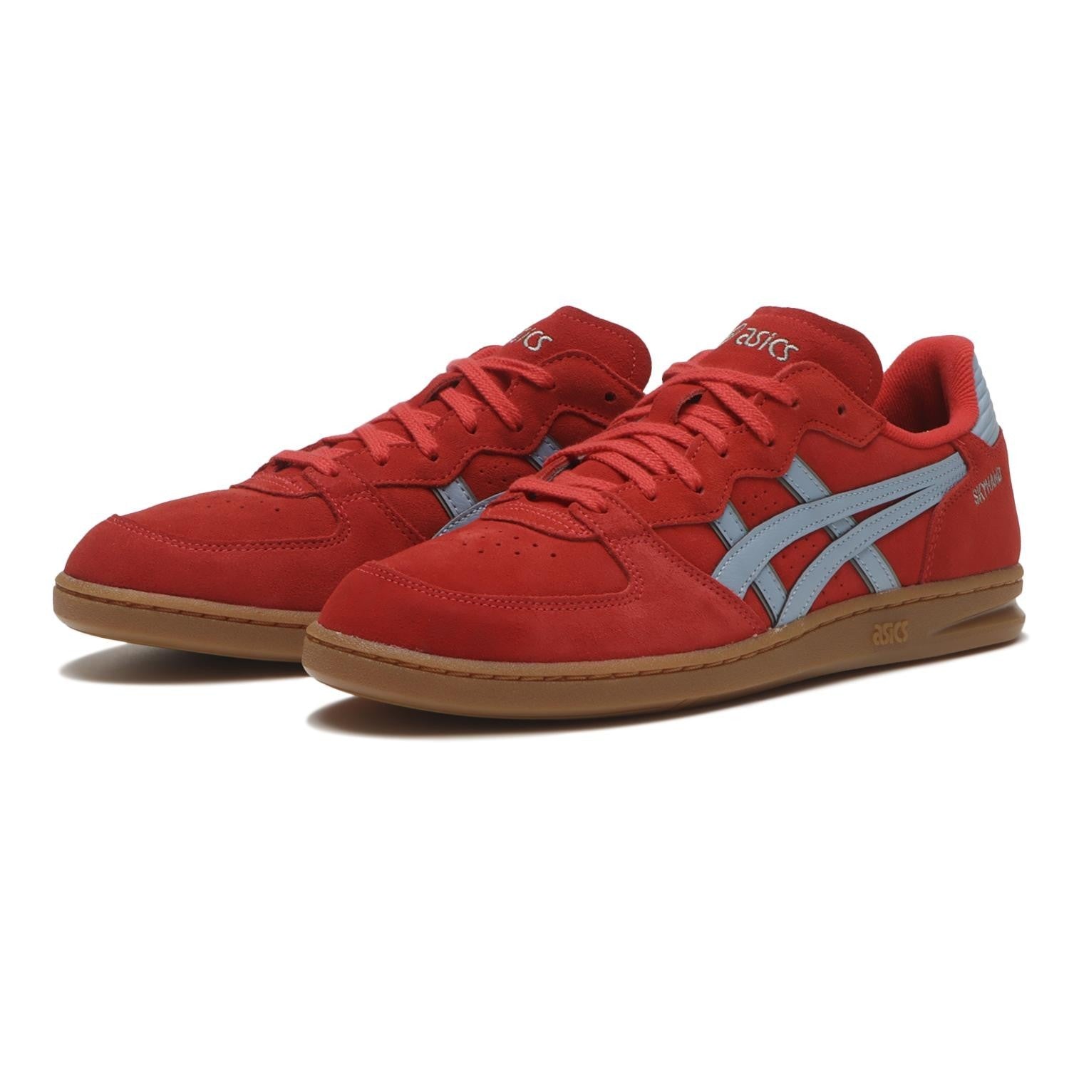 1203A452-601 Asics SKYHAND OG ELECTRIC RED HARBOR BLUE (Men's)