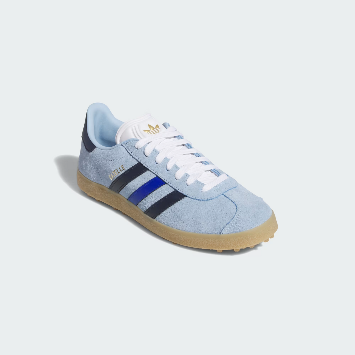 JS1895 adidas Originals Gazelle Spikeless Golf Clear Sky Night Indigo (Men's)