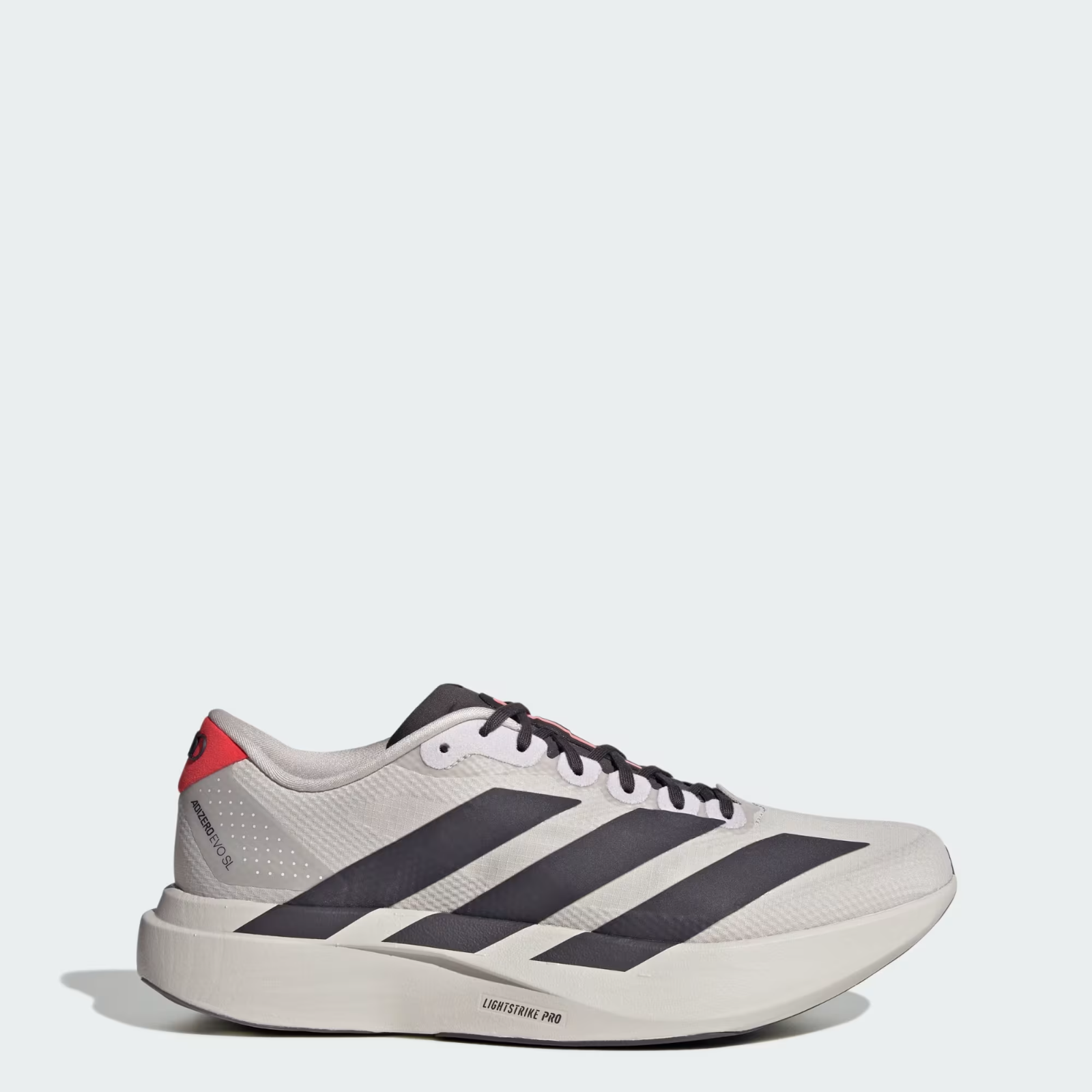 KJ3670 Audi à adidas Adizero EVO SL "Grey/Black/Red" (Men's)