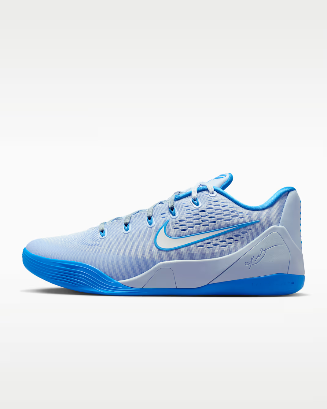 IH1401-402 Nike Kobe 9 Elite Low EM Protro Hydrogen Blue (Men's)