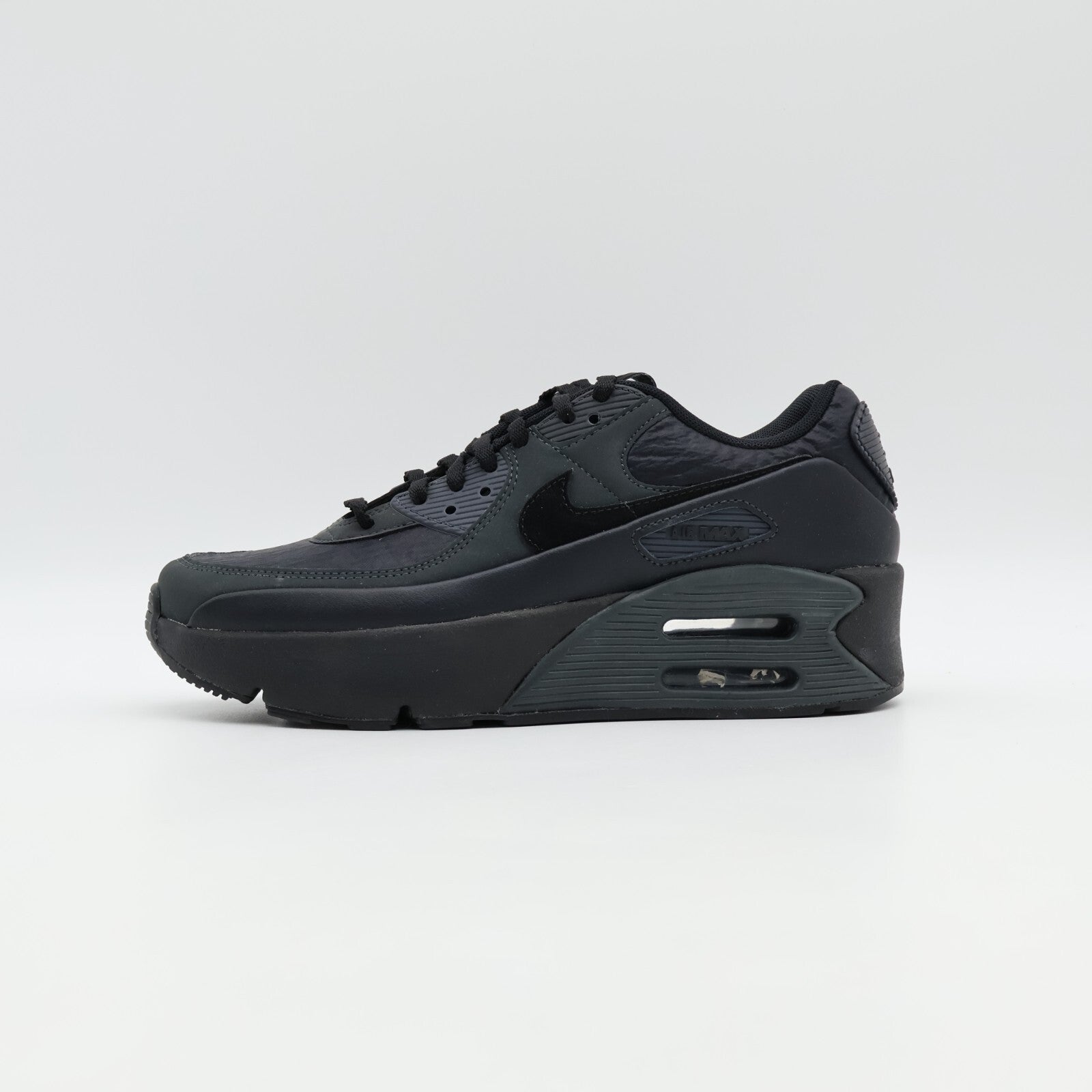 HF9415-001 Nike Air Max 90 LV8 Off Noir Dark Smoke Grey Anthracite Black Women's