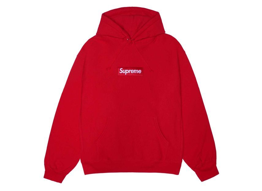 Supreme Box Logo Hooded Sweatshirt Red (23FW)