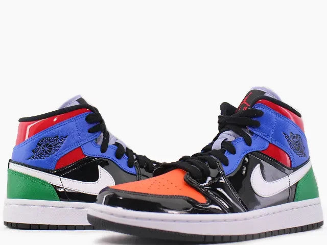 CV5276-001 Nike Air Jordan 1 Mid "Multi Patent" (Women's)