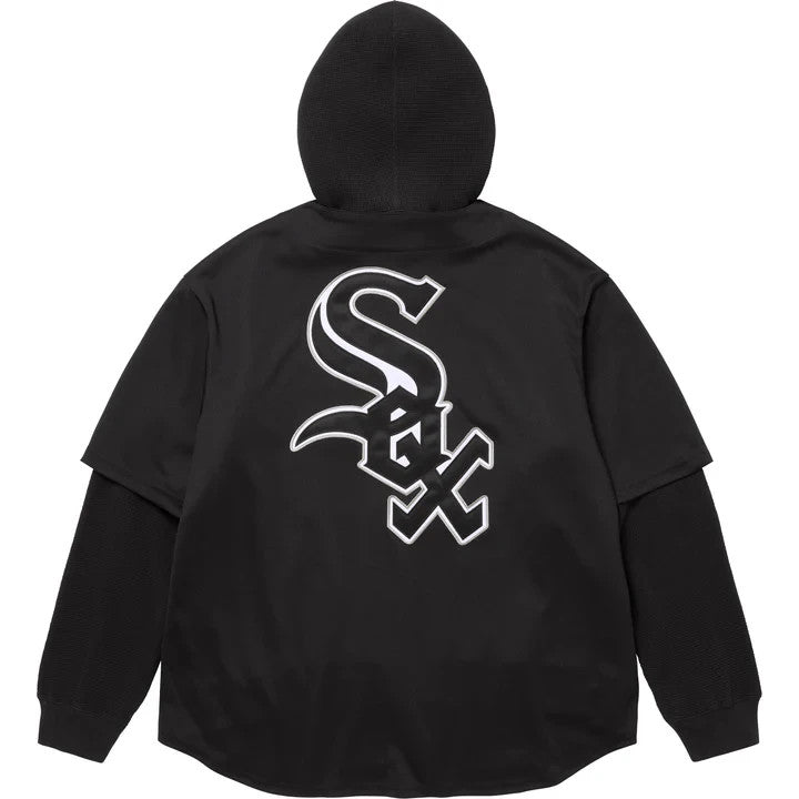 Supreme Chicago White Sox Hooded Baseball Jersey Black