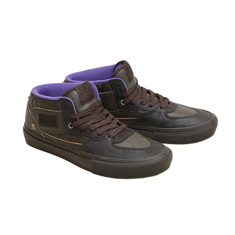 VN0A5FCD8ZM Evisen Skateboards à Vans Skate Half Cab "Deep Mahogany" (Men's)