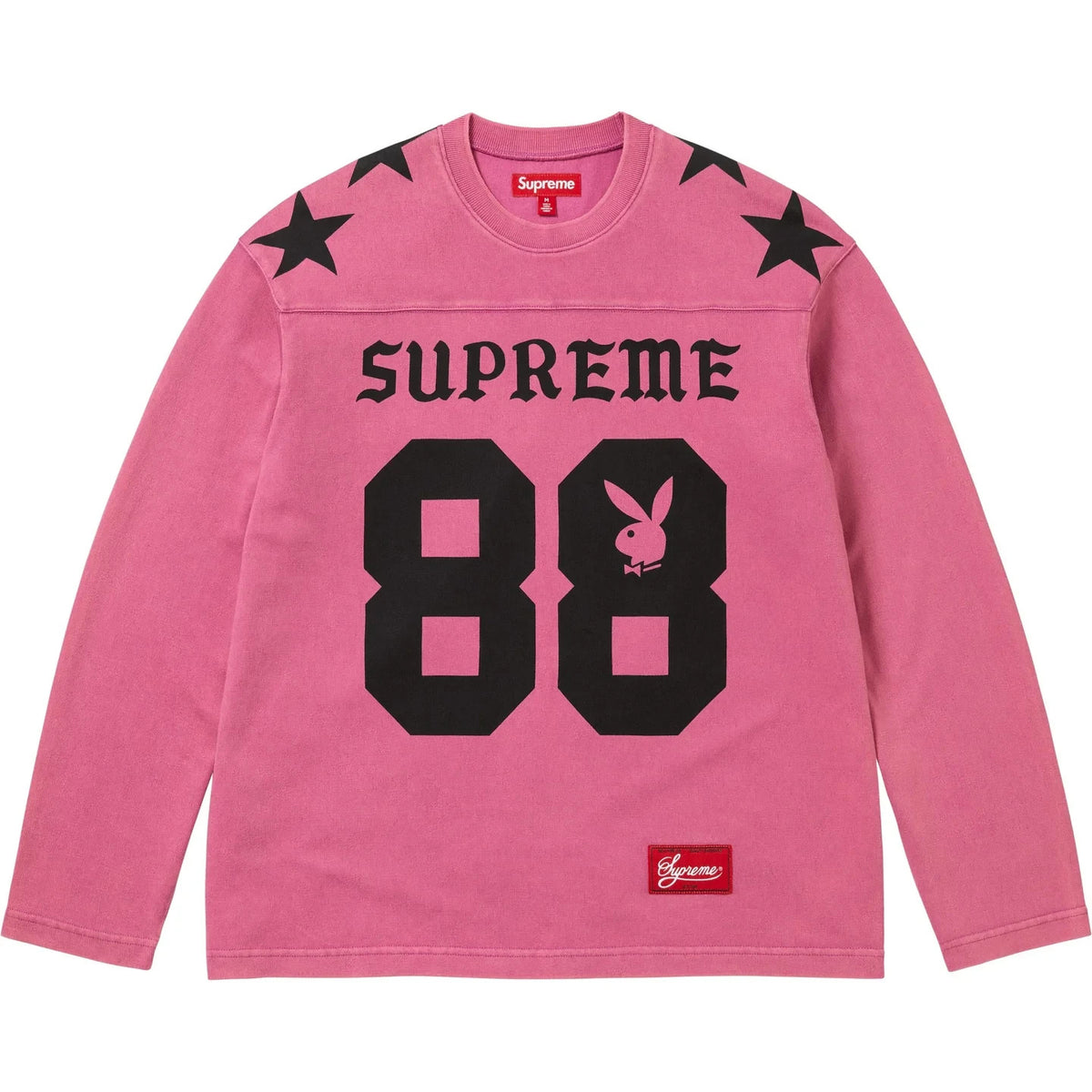 Supreme x Playboy L/S Football Top Pink