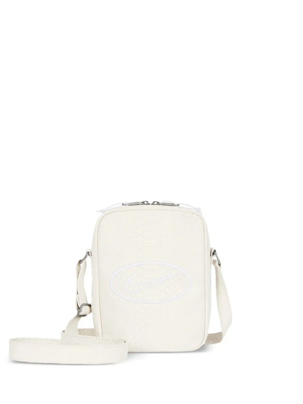 550297 Supreme Nike Leather Shoulder Bag White HJ7964-121