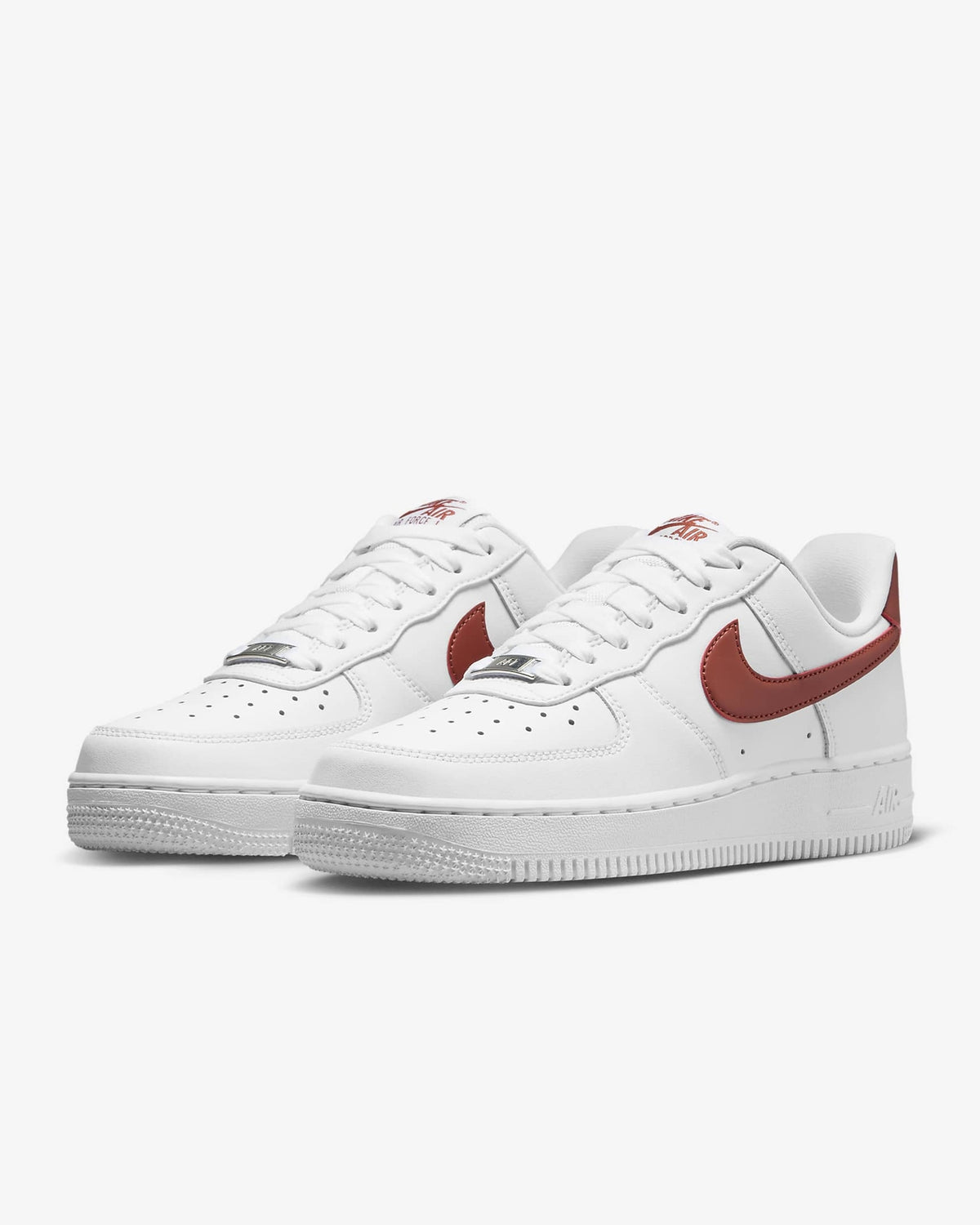DD8959-115 Nike Air Force 1 '07 White Rugged Orange (Women's)