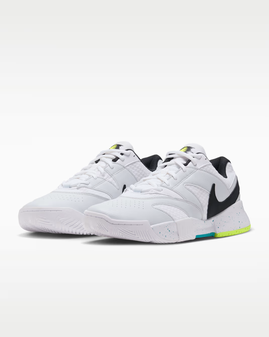 FD6574-125 Nike Court Lite 4 "White/Volt/Energy/Black" (Men's)