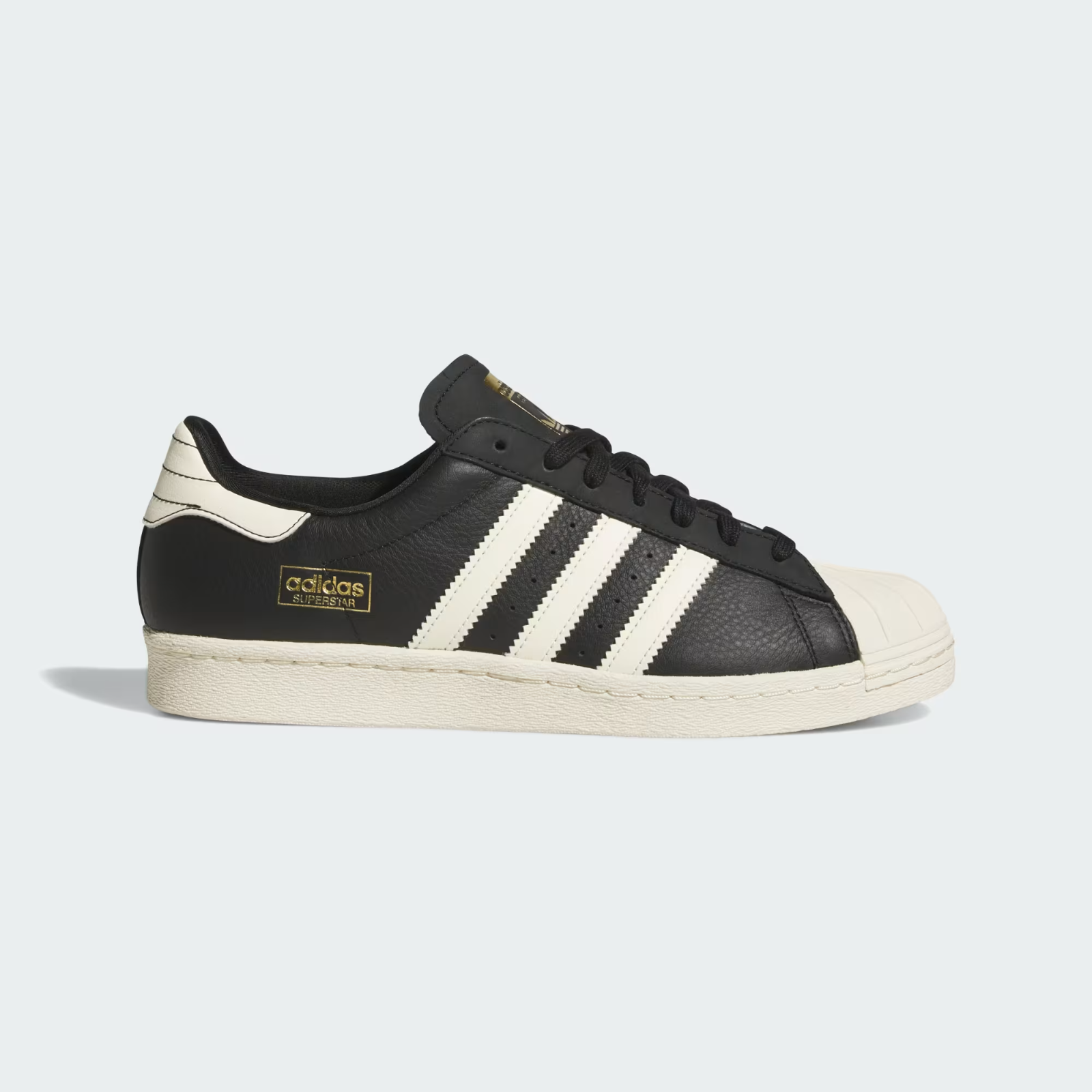KK5003 adidas Superstar 80 ADV Core Black Cream White Gold Metallic (Men's)