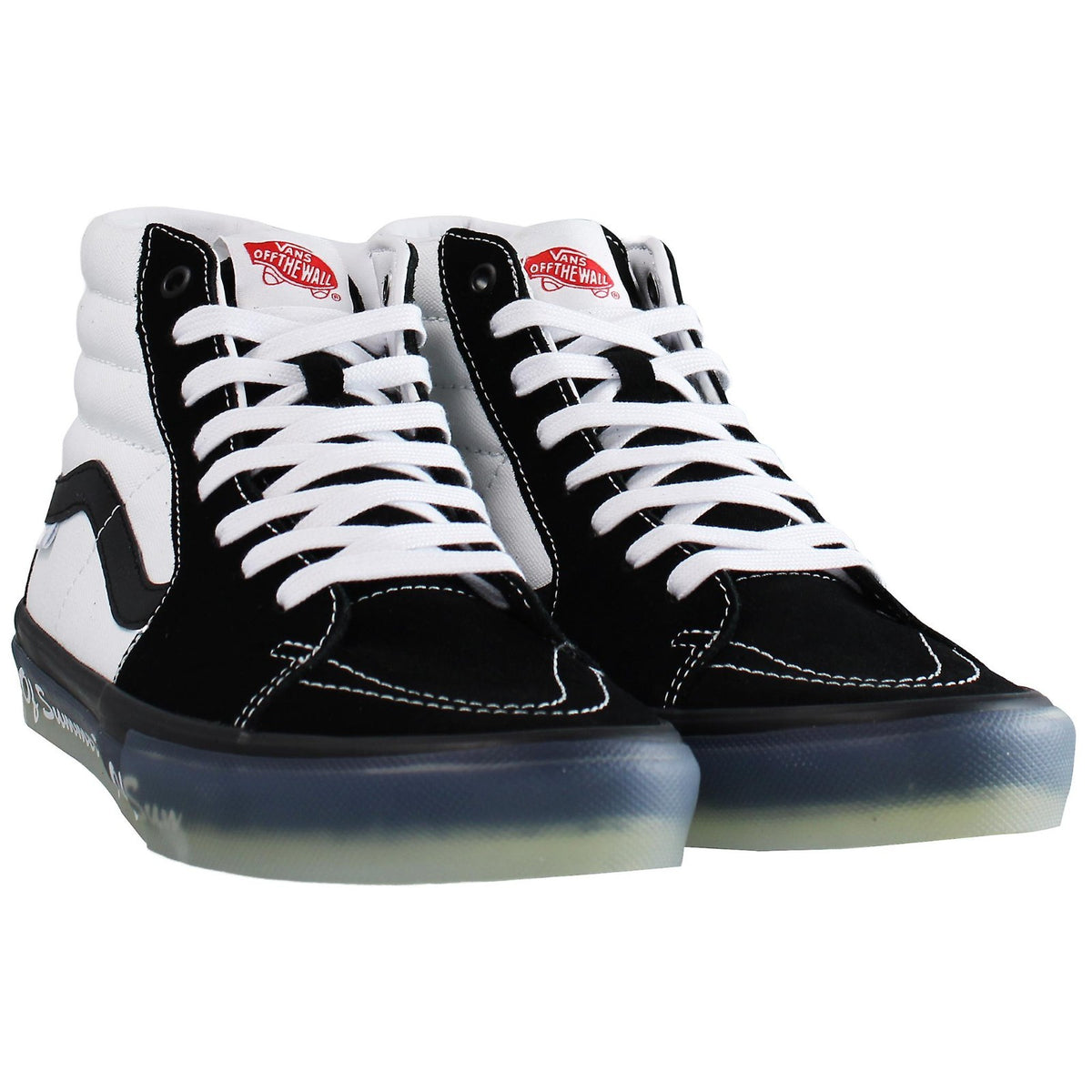 VN0A4BWYBD0 Boys of Summer à Vans Skate SK8-Hi Black/White (Men's)