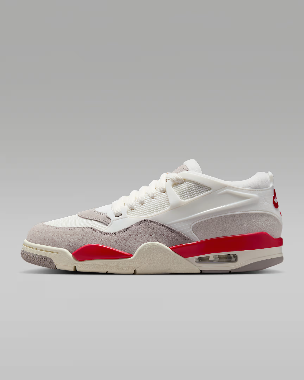 HF8126-100 Nike Air Jordan 4 RM Sail College Grey Coconut Milk Fire Red (Men's)