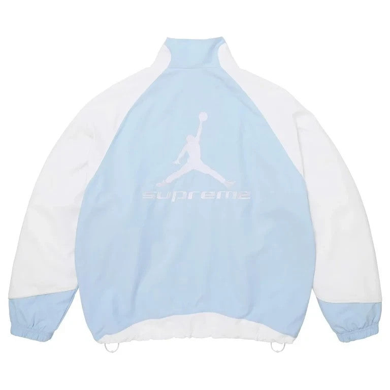 Supreme x Jordan Track Jacket Light Blue