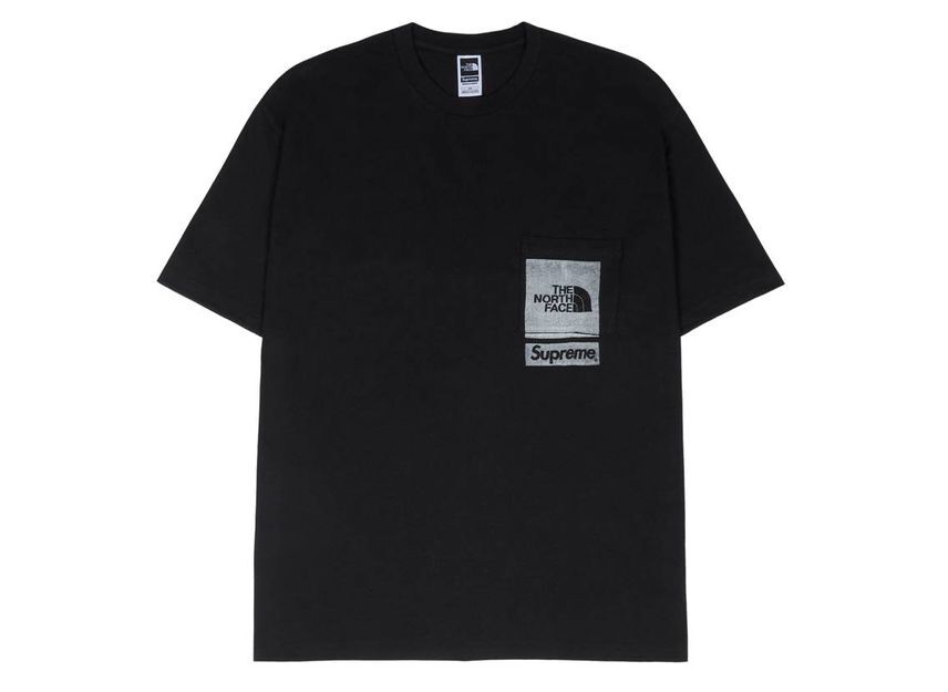 Supreme The North Face Printed Pocket Tee Black