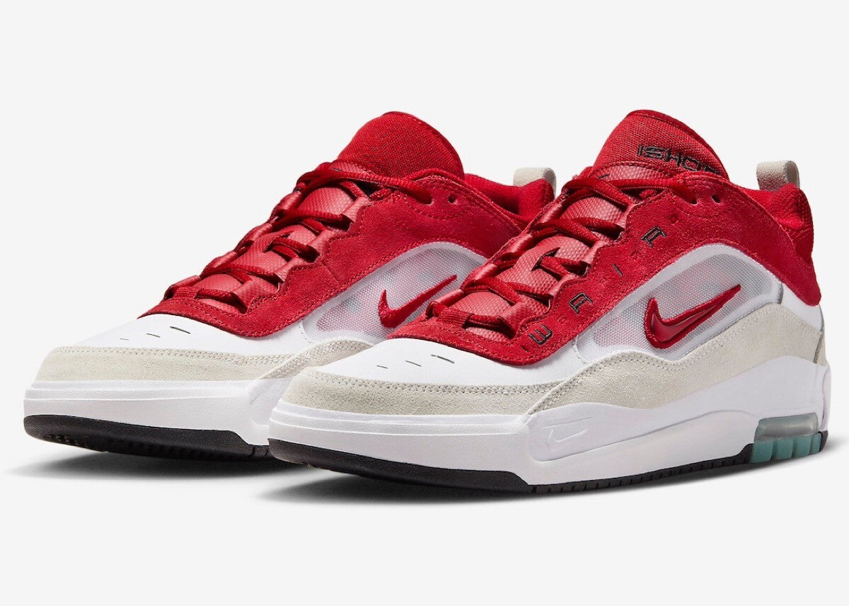 FB2393-100 Nike SB Ishod 2 White Summit White Varsity Red