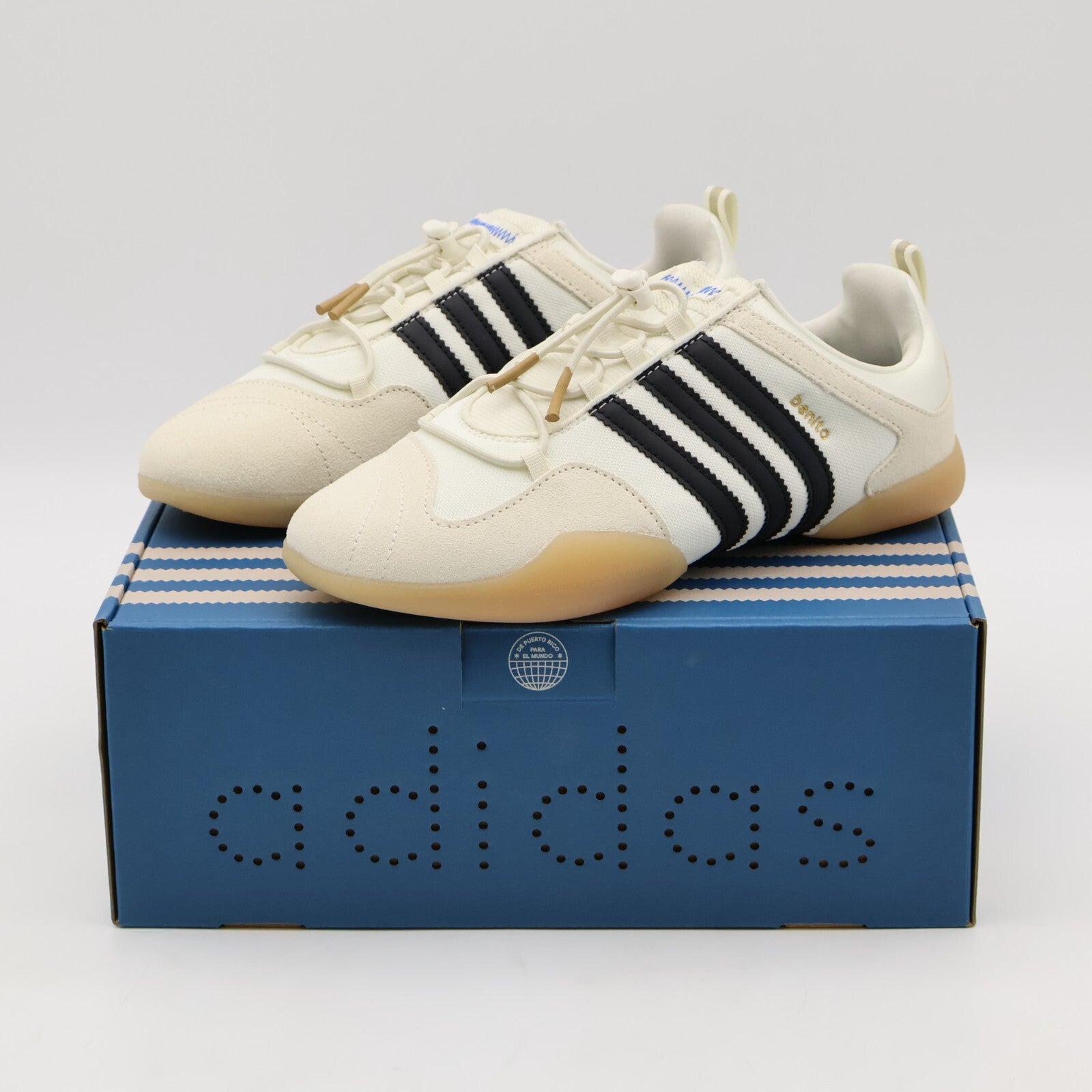 JQ9229 Bad Bunny à adidas Ballerina Off White Core Black Gum (Men's)