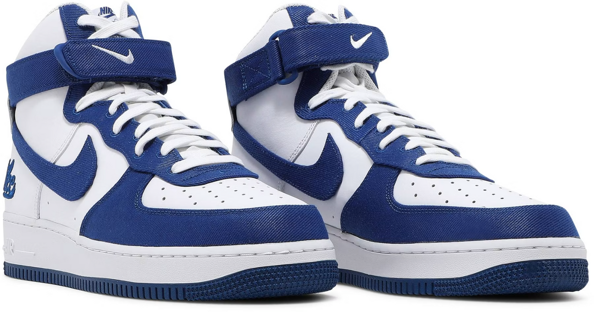 DC8168-100 Nike Air Force 1 High EMB "Dodgers" (Men's)