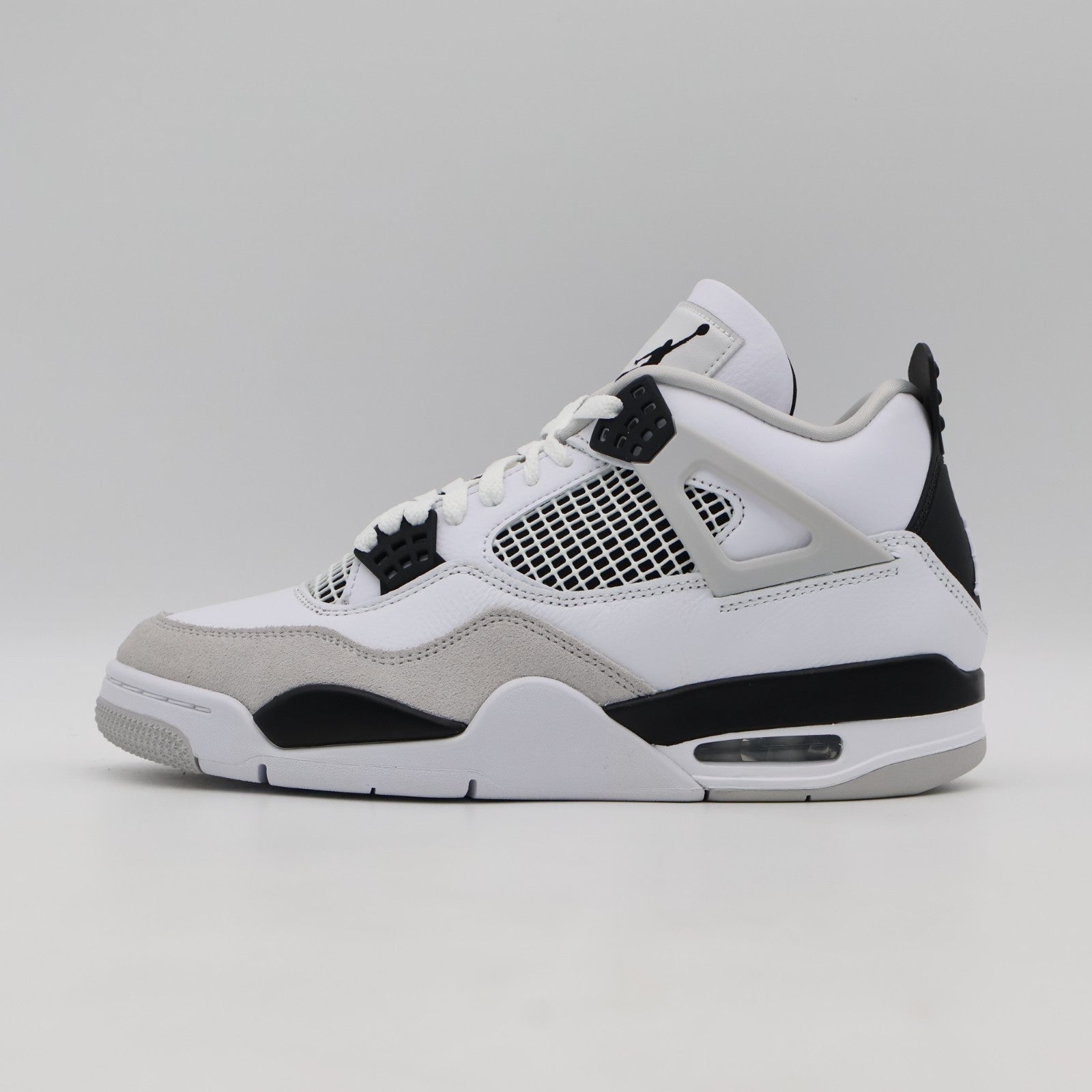 DH6927-111 Nike Air Jordan 4 Military Black White Neutral Grey (Men's)