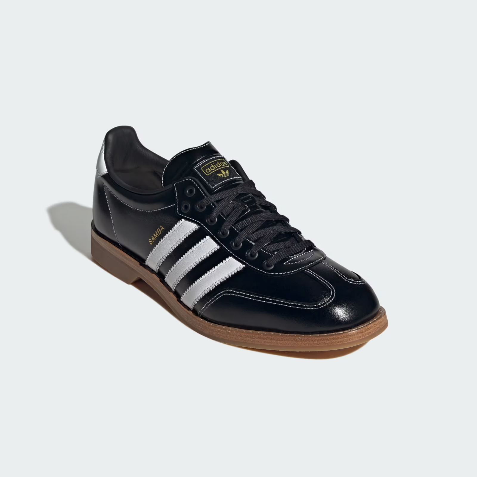 KI9995 adidas Samba Bowling Core Black Cloud White Ecru Tint (Men's)