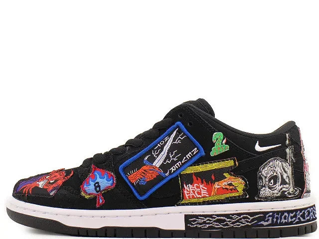 DQ4488-001 Neck face à Nike SB Dunk Low "Black/White/Multi Color" (Men's)