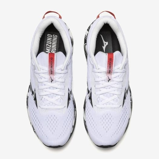 J1GU262381 Mizuno Wave Rider 30 "White/Black/Red"