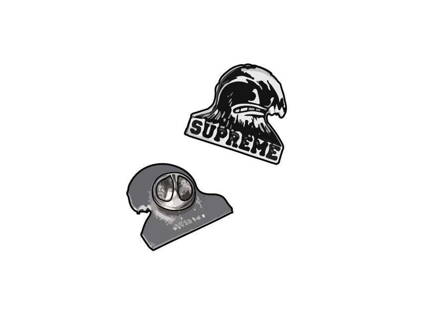 Supreme Wave Pin Black