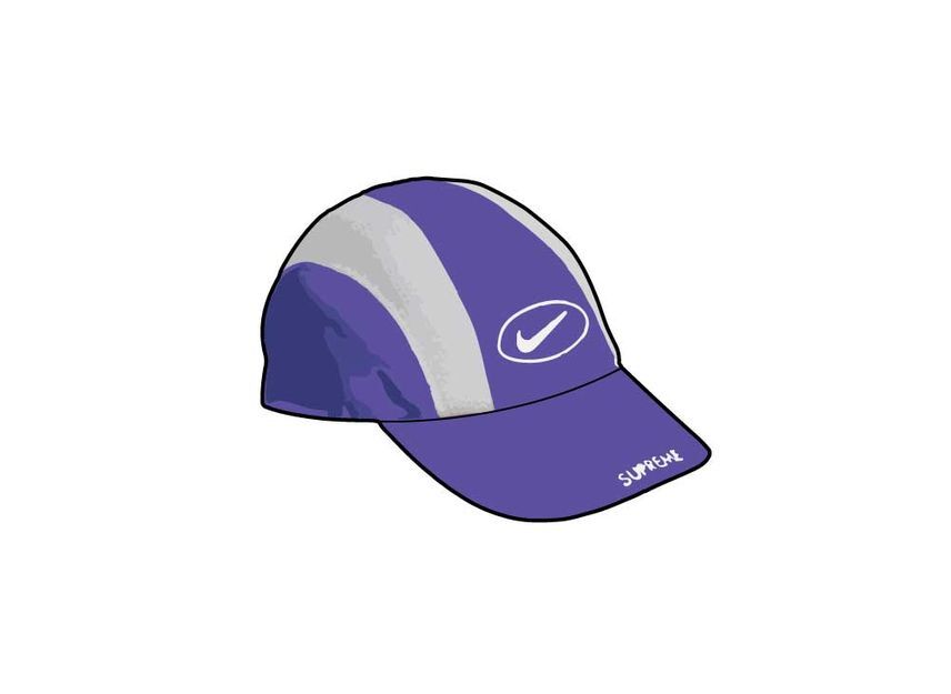 Supreme x Nike Running Hat Purple