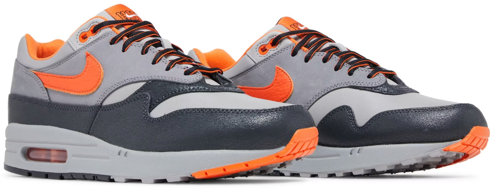 HF3713-001 HUF Ã Nike Air Max 1 "Brilliant Orange" (Men's)