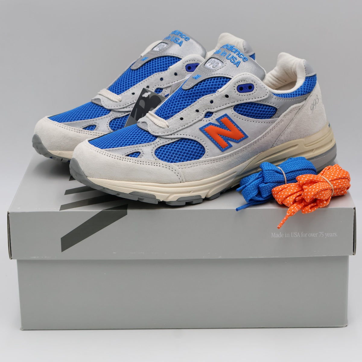 U993MS KITH Ã New Balance 993 Madison Square Garden Ancient Scroll (Men's)
