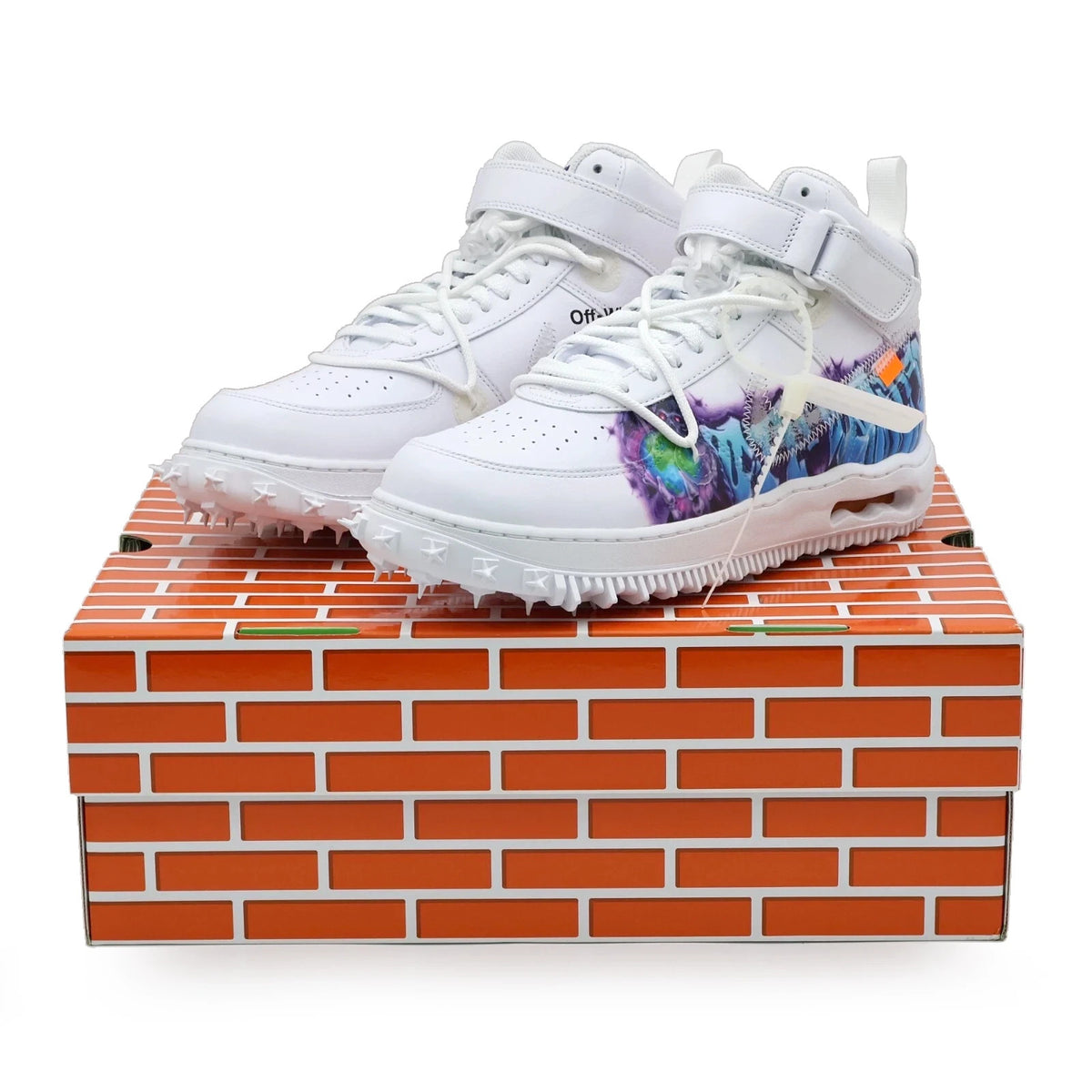 DR0500-100 Off-White Nike Air Force 1 Mid Graffiti (Men's)