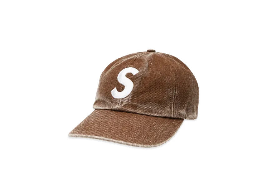 Supreme Pigment Coated S Logo 6-Panel "Brown"