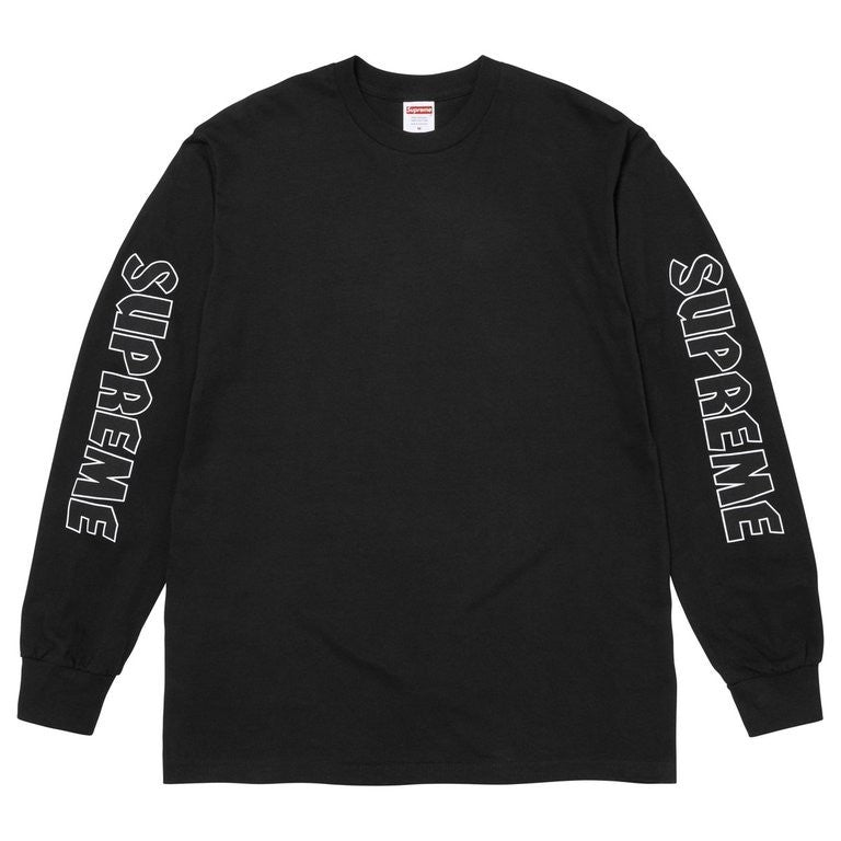 Supreme x Spitfire L/S Tee Black