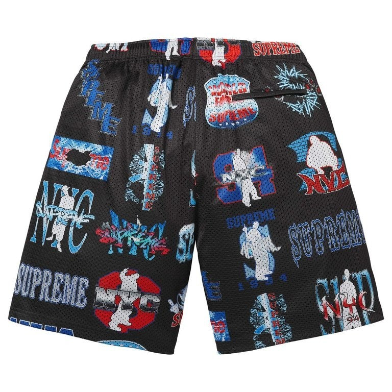 Supreme Flash Mesh Short Black