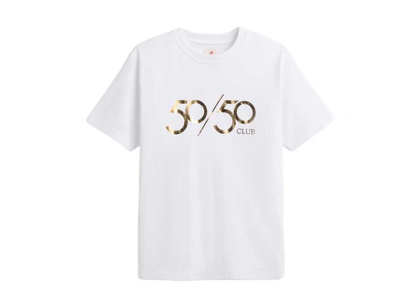 New Balance Shohei Ohtani 50/50 Short Sleeve T-Shirts White