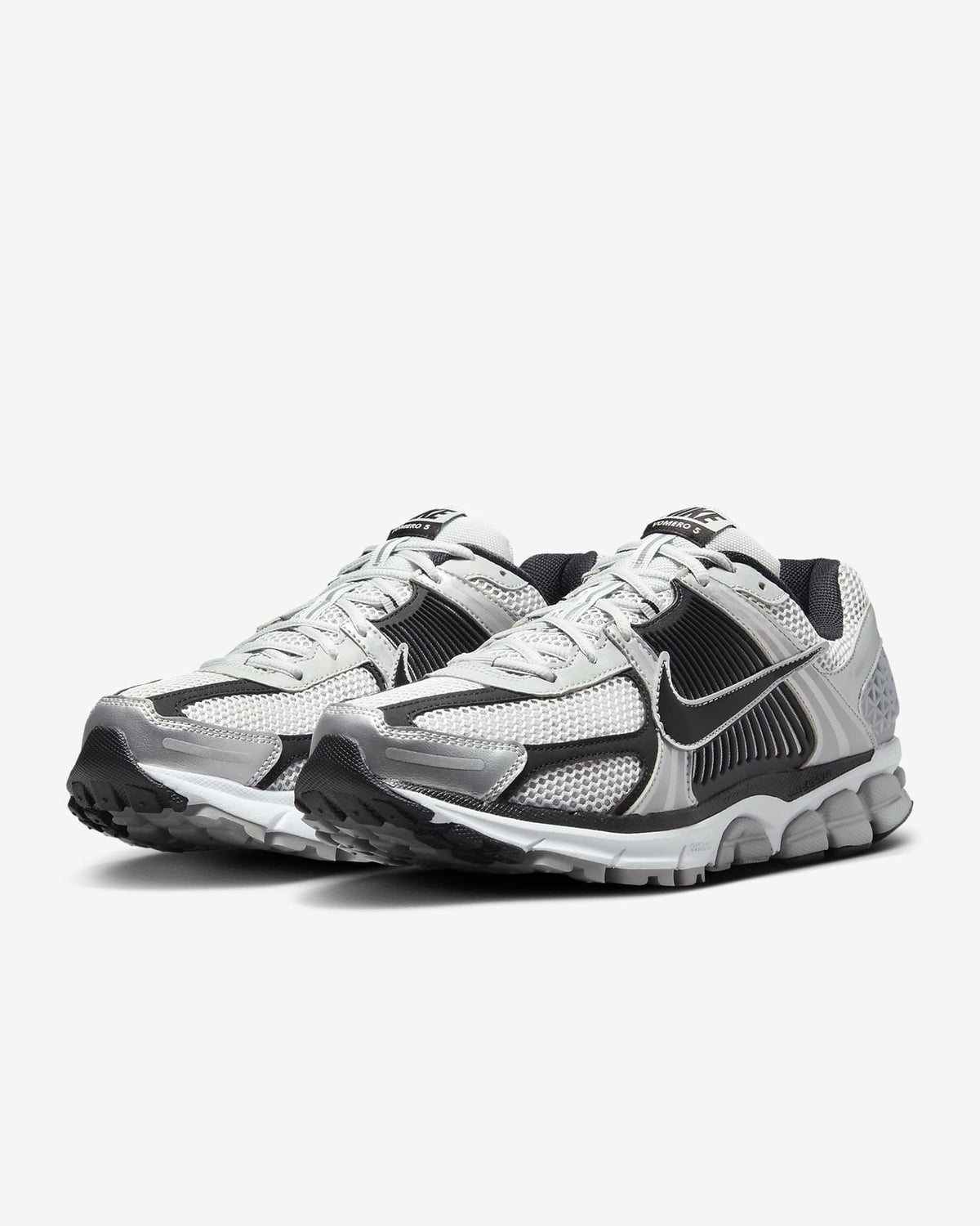 FJ4151-004 Nike Zoom Vomero 5 Metallic Silver Pure Platinum White Black (Men's)