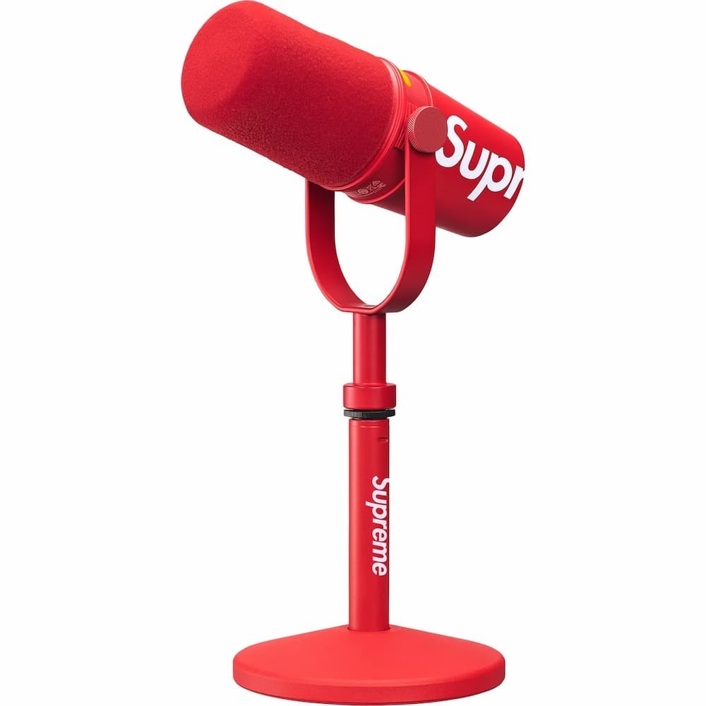 Supreme Shure MV7+ Microphone Red