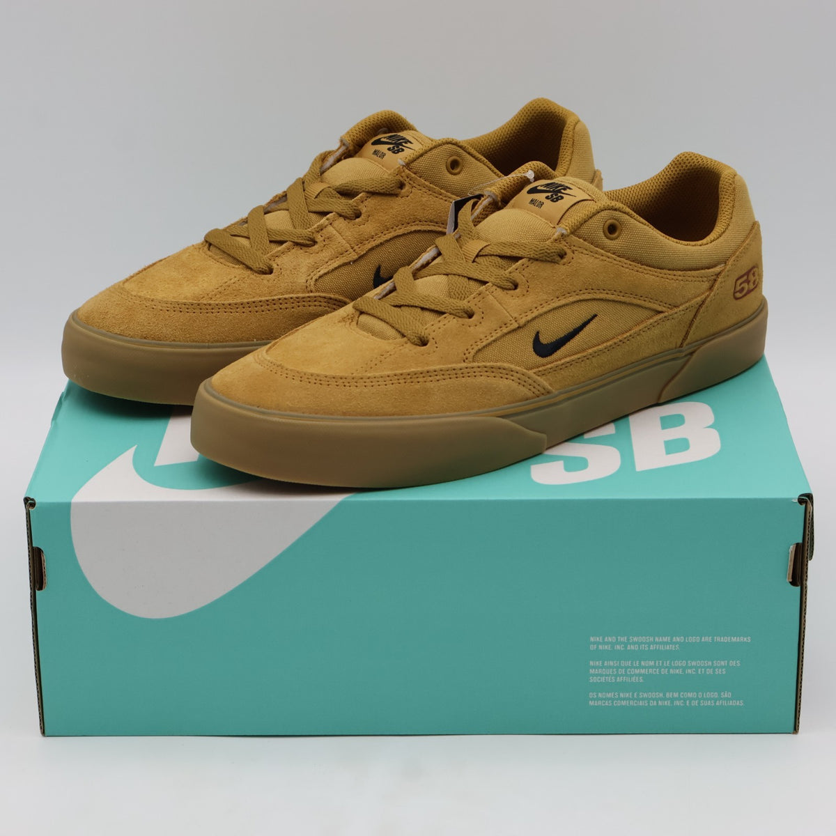 HF3066-701 Nike SB Malor TE Wheat Gum Light Brown Black (Men's)