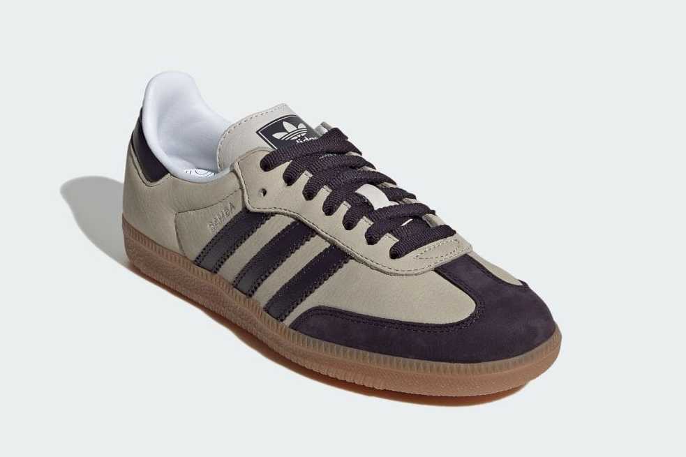 IE5835 adidas Originals Samba OG Putty Grey Aurora Black Silver (Women's)