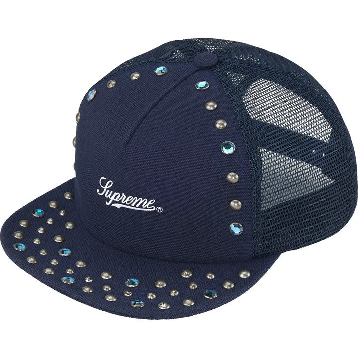 Supreme b.b. Simon Studded Mesh Back 5-Panel Navy