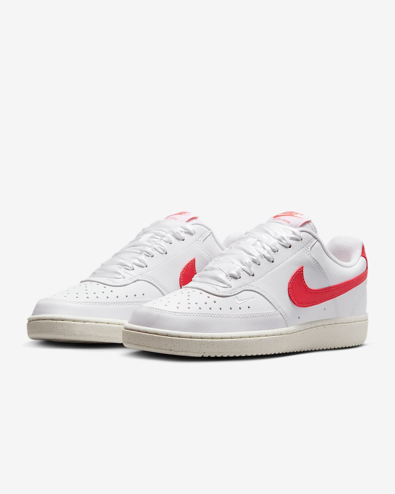 HV5246-100 Nike Court Vision Low Next Nature White Sail Magic Ember (Women's)