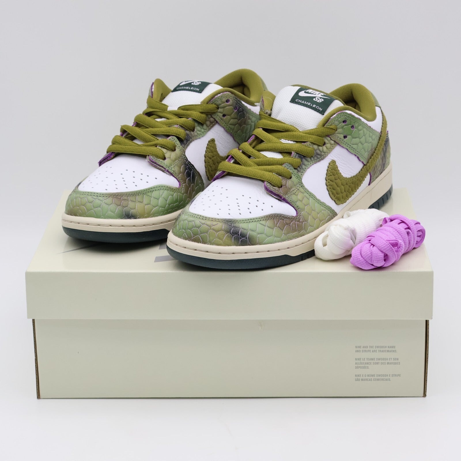 HJ3386-300 Alexis Sablone Nike SB Dunk Low Pro White and Pacific Moss (Men's)
