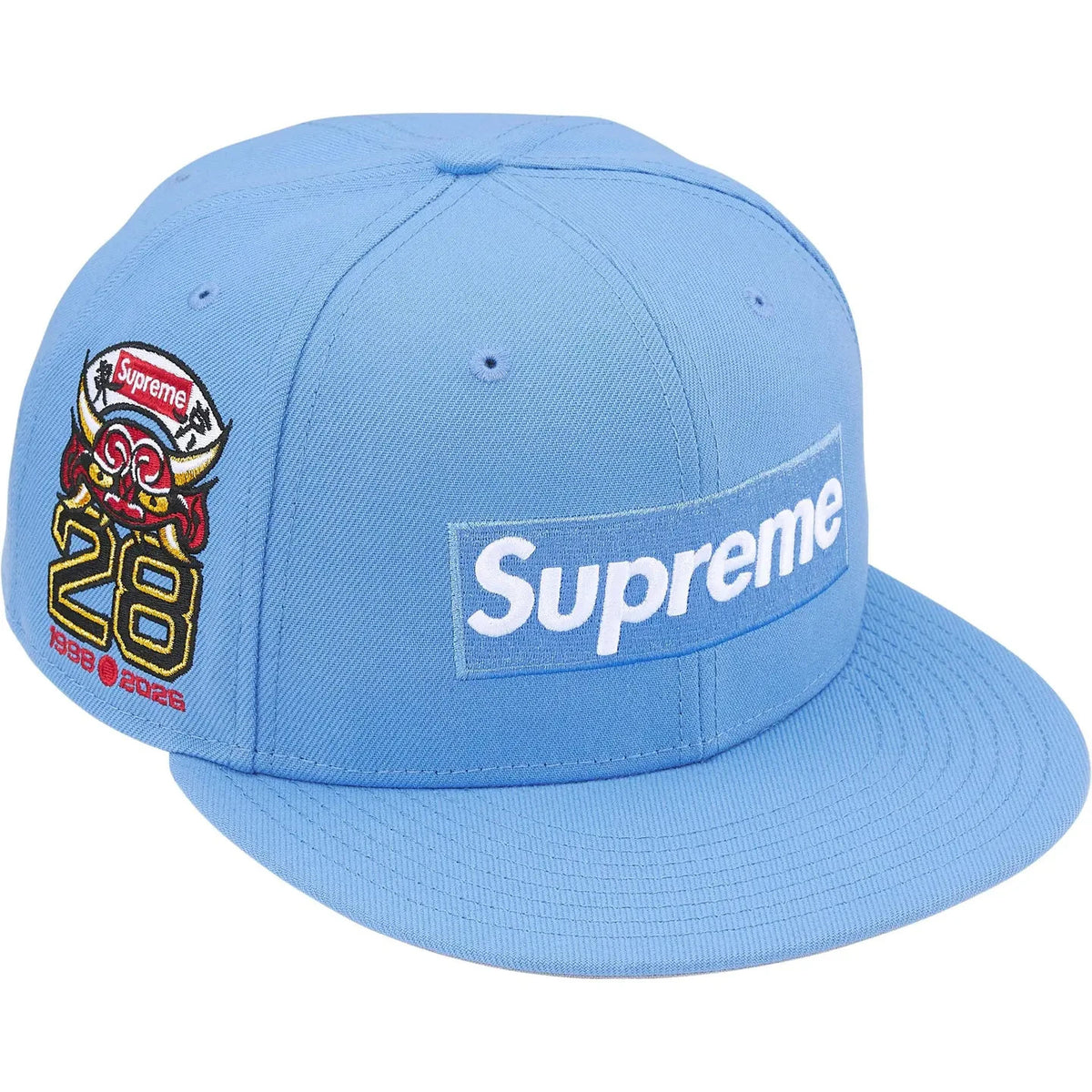 Supreme Shop Box Logo New Era (Tokyo) Light Blue