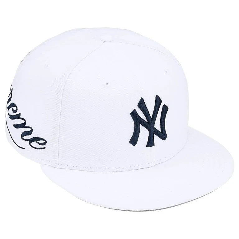 Supreme x New York Yankees New Era White