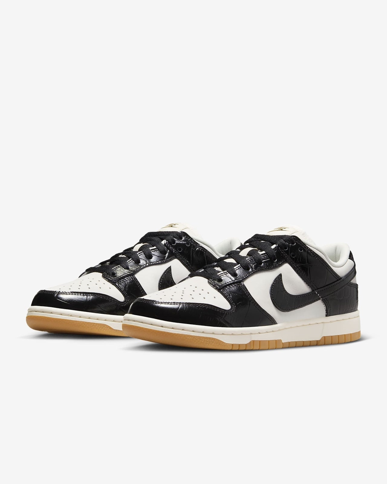 FJ2260-003 Nike Dunk Low Black Croc (Women's)