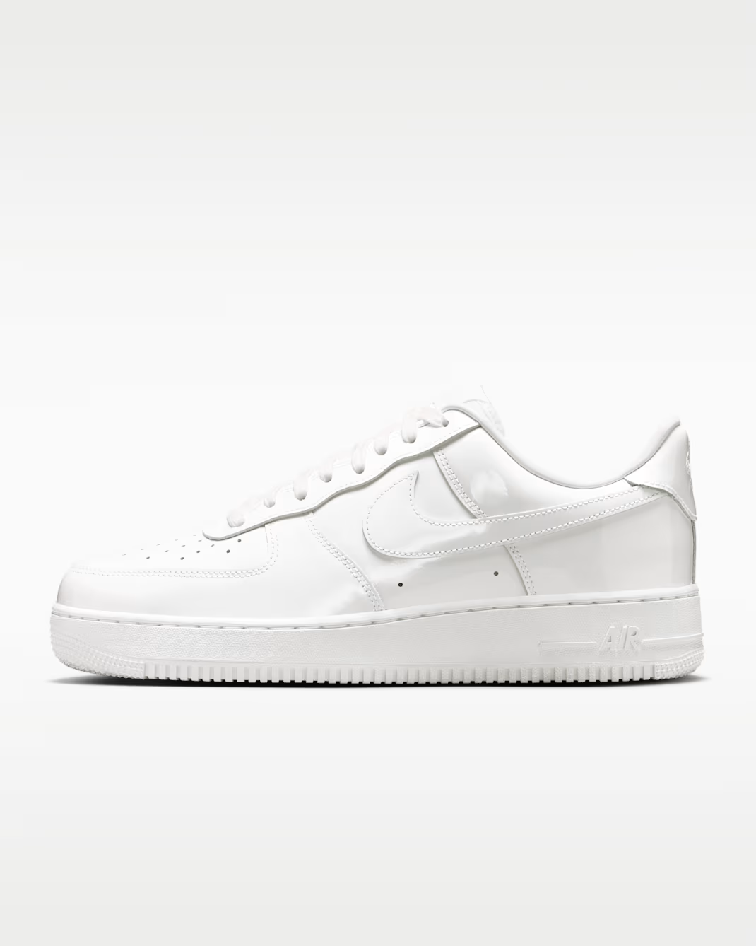 IV2857-100 Nike Air Force 1 '07 Patent Leather Triple White (Men's)