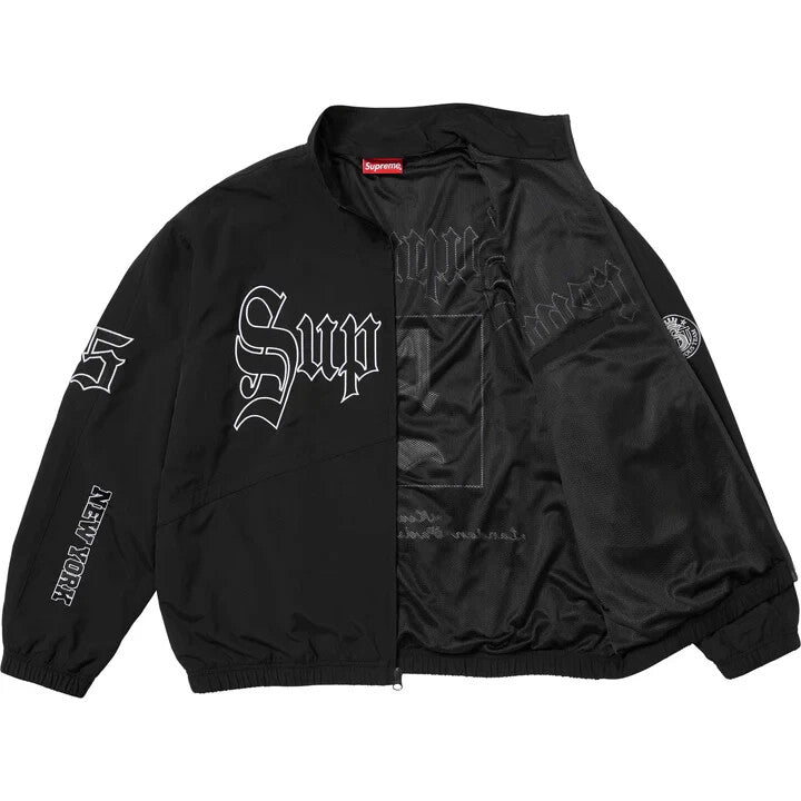 Supreme Old English Track Jacket Black