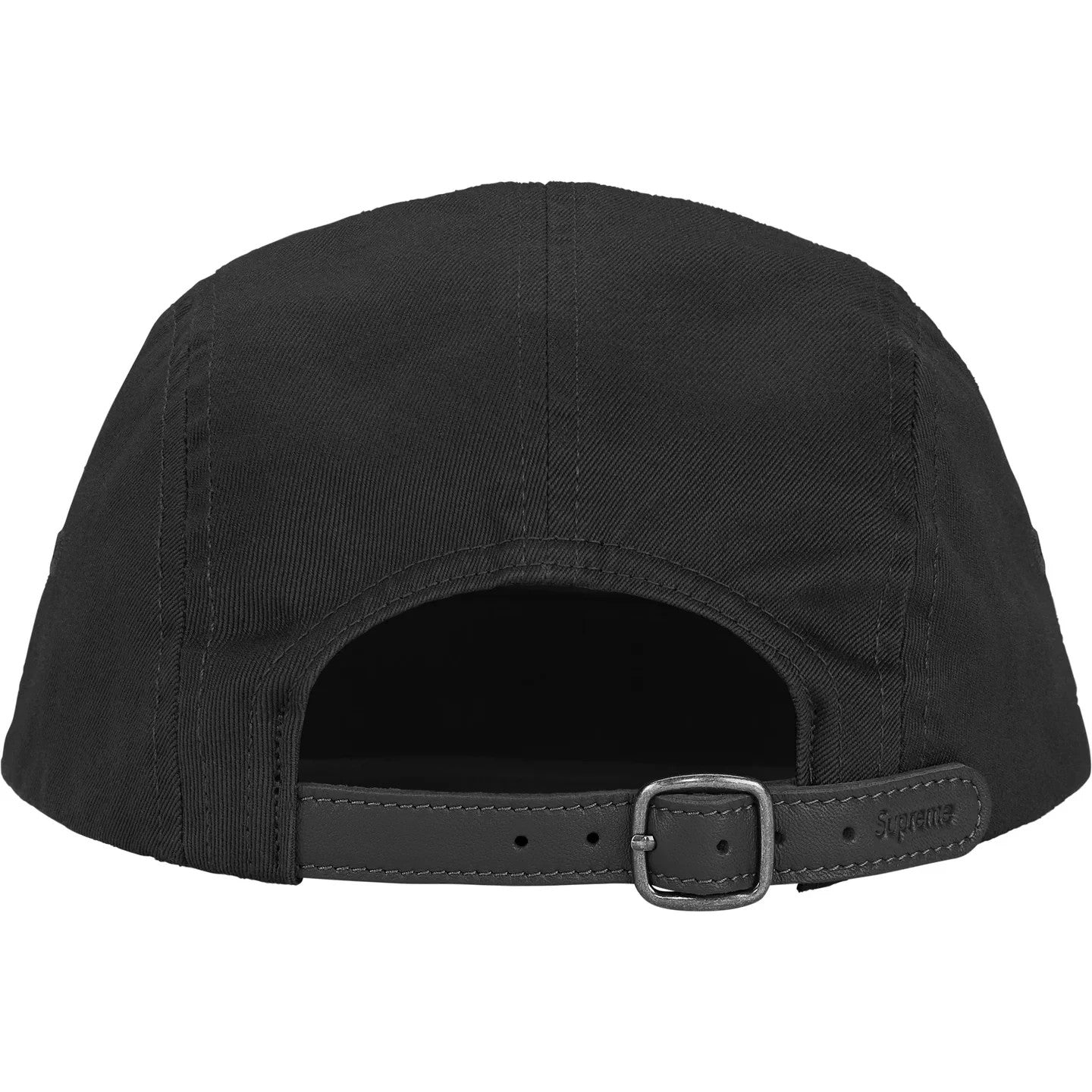 Supreme Washed Chino Twill Camp Cap (26SS) Black
