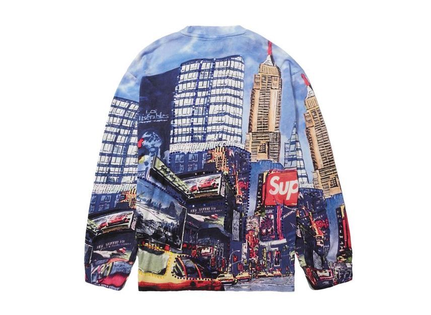 Supreme Skyline Sequin L/S Top Day